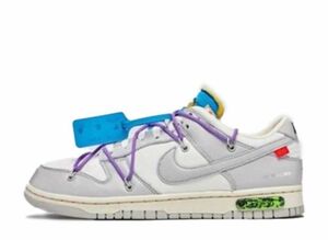 Off-White Nike Dunk Low "Sail/Neutral Gray" 27cm DM1602-125