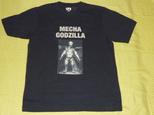 メカゴジラ　Tシャツ　UT　ユニクロ　Mサイズ　カラー：ブラック　MECHA　GODZILLA　ユーズド