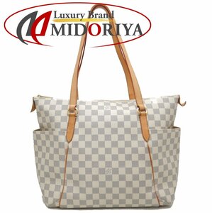 LOUIS VUITTON ルイヴィトン ダミエ アズール トータリーMM N51262 トートバッグ ホワイト/251585【中古】