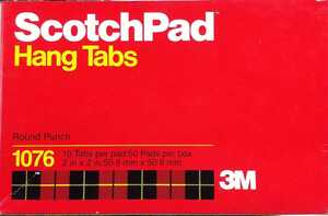 Scotch Pad / Hang Tabs 1076 3M ハングタブ　大量まとめ売り　ヘッダー