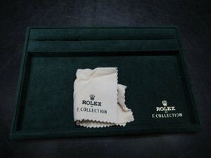 ROLEX　AT　F.COLLECTION　ノベルティ　トレイ　専用トレー　ジュエリーケース？　クロス付き