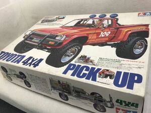 1円〜 絶版 タミヤ 1/10スケール トヨタ ハイラックス4WD 未組立 電動RC トヨタ 4×4 ピックアップ 田宮模型 デッドストック※要画像確認