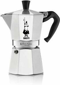 Bialetti (ビアレッティ) モカエキスプレス 6カップ用 直火式 ( コーヒーメーカー エスプレッソメーカー マキネッタ