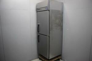 中古品 サンヨー 縦型２枚扉冷蔵庫 SRR-J661V 業務用 保冷 食材 料理 冷やす 2ドア 容量393L ステンレス 単相 100V 保存 89062