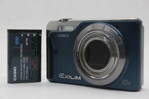 【返品保証】 カシオ Casio Exilim EX-H10 ブルー 10x バッテリー付き コンパクトデジタルカメラ s8879