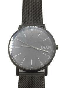 SKAGEN◆クォーツ腕時計/アナログ/-/BLK