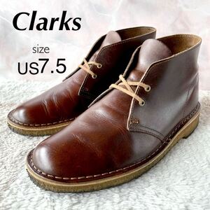 Clarks クラークス チャッカブーツ ダークブラウン US7.5 25.5㎝相当