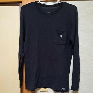 メンズ長袖シャツPOLOポロ グンゼ　M　　 ロゴ