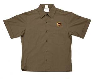 UPS 企業 ワークシャツ M 半袖シャツ ユニフォーム United Parcel Service ユナイテッドパーセルサービス 