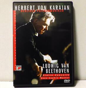 DVD ムター カラヤン ベートーヴェン ヴァイオリン協奏曲 MUTTER KARAJAN BEETHOVEN VIOLIN CONCERTO SVD 46385