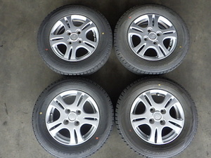 2210-423　ダイハツ　アルミホイール＆スタッドレスタイヤ　145/80R13　2019年　4本セット