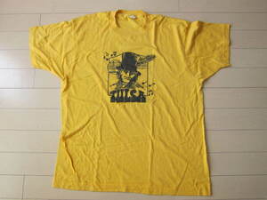 ビンテージ インディアン ネイティブアメリカン TULSA タルサ　Tシャツ L イエロー 黄色 