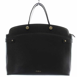 フルラ FURLA アガタ AGATA ハンドバッグ レザー 黒 ブラック /YI13 レディース