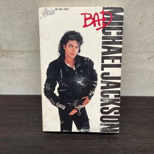 中古カセットテープ　マイケル・ジャクソン/ BAD