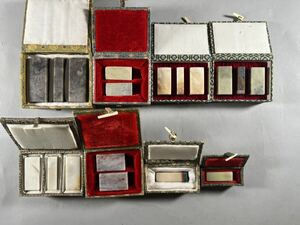寿山石巴林石印材8箱一括、書家経年保管未使用美品、書道篆刻、和本唐本印鑑 中国