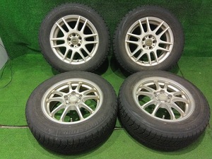 ブリヂストン ECOFORME シュナイダー Schneider 15x5J 6J OFF45 43 PCD100 5H ブリヂストン BLIZZAK VRX 195/65R15 売切!!