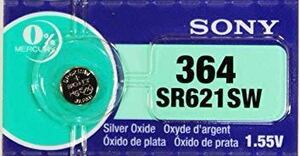 【送料無料】SONY 酸化銀電池 SR621SW 1本 1個 セット ボタン電池 電池