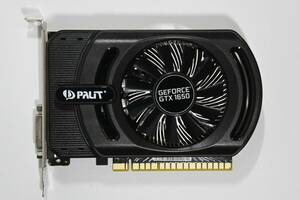 動作保証★グラフィックボード Palit GEFORCE GTX1650 STORMX 4G GDDR5★029