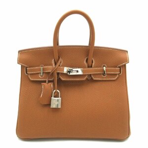 エルメス バーキン25 ブランドオフ HERMES レザー ハンドバッグ トゴ 中古 レディース