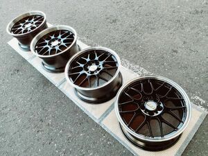 ■送料無料■定価￥510400-■ガリ傷なし■鍛造■BBS RG-R 18インチ 8.5j9j PCD114.3-5H レクサス IS クラウン アルファード ヴェルファイア