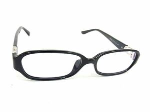 1円 ■美品■ Salvatore Ferragamo フェラガモ SF2632A ガンチーニ 度入り メガネ 眼鏡 メンズ レディース ブラック系 AY2692