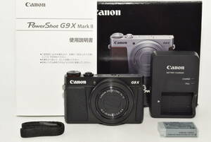 【特上品】 Canon コンパクトデジタルカメラ PowerShot G9 X Mark II ブラック PSG9XMARKIIBK　#6999