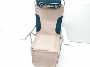 ○コールマン Coleman ファーストクラスチェア 170-5606 廃盤レア 4段階 アルミフレーム リクライニングチェア 4251 @200 ○