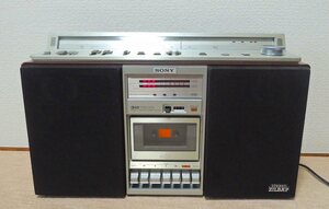 動作品 SONY　ソニー ラジオカセットレコーダーFM/AM CFS-V8