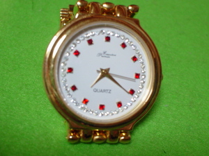 珍品　デザイン　EXECUTIVE　PREMIER　１８K　GOLD　PLATED　腕時計　ゴールド　JAPAN　MOVT