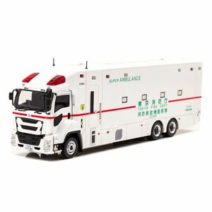 ＜新品＞　CAR-NEL いすゞ ギガ 2018 東京消防庁消防救助機動部隊 特殊救急車 スーパーアンビュランス　1/43サイズ