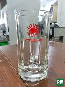 【1個】アサヒビール 旧ロゴマーク 太陽マーク ビールジョッキ 大ジョッキ 約770ml ガラス グラス [3]