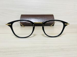 OLIVER PEOPLES オリバーピープルズ 眼鏡フレーム★OV5389D 1005★Davitt★ブラックゴールド★チタンフレーム★未使用 美品★