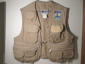 80s 米国製 ストリームデザインズ フィッシングベスト Mサイズ STREAM DESIGNS fishing Vest フライ