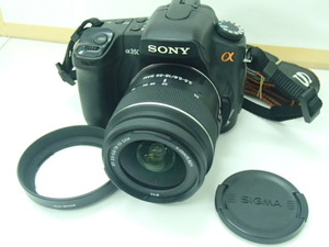 #60261【中古品】Sony α350 DSLR-A350 + DT 18-55mm F3.5-5.6 SAM 標準レンズ付 AF デジタル一眼レフカメラ