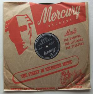 ◆ SARAH VAUGHAN ◆ Slowly With Feeling / Experience Unnecessary ◆ Mercury 70646 (78rpm SP) ◆