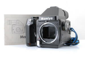 【良品 保障付 動作確認済】Mamiya 645 E Medium Format Camera Body w/220 Film Back マミヤ オートフォーカス 中判カメラ ボディ #Q7258