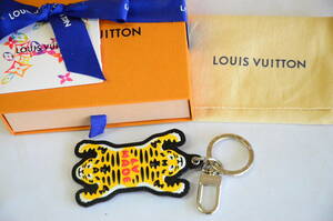LOUIS VUITTON ルイヴィトン ポルト クレ・LVメイド タイガー キーホルダー バッグチャーム MP3221 NIGO キーリング 美品