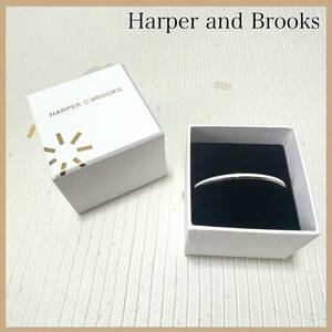 【新品未使用】HARPER&BROOKS ブレスレット バングル シルバー/銀