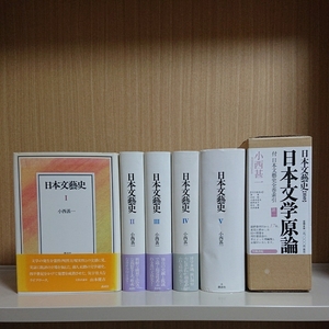 【合計7冊揃・レアです】 日本文藝史 全5巻　及び別冊2冊　　 小西甚一 　日本文学原論　日本文芸史　谷沢永一