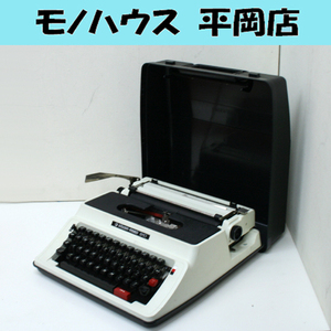 簡易動作確認済み SILVER-REED 810 タイプライター 英字 手動式 シルバー精工 1970年代 ハードカバー付き 札幌市 清田区 平岡