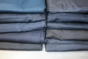 壱月2598 すべて本絹の男着物１０着セットК泥藍大島・村山大島・純泥藍大島・米澤亀甲絣 サイズいろいろですが着用可能です