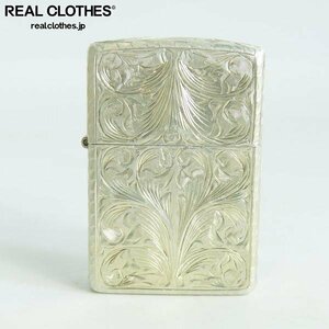 ZIPPO/ジッポー STERLING SILVER/スターリングシルバー 5面彫刻加工 唐草模様/アラベスク 1996年製 /LPL