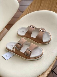 Brunello Cucinelli　ブルネロクチネリ イタリア　メンズ　スリッパ　スエード ライトブルー　39-44サイズ選択可能