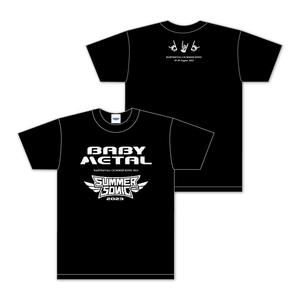 新品未開封 SUMMER SONIC×BABYMETAL Collaboration T-Shirt ブラック×ホワイト Lサイズ 2023サマソニベビメタコラボTシャツ ベビーメタル