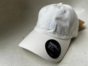 新品 正規品 USA限定 The North Face ノースフェイス コットンキャップ ロゴ刺繍 帽子 男女兼用 調節可能 ガーデンホワイト