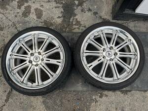 WORK SCHWERT SW1 シュバート 8.0J +45 PCD114.3 245/35R19 2本