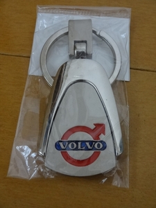 ★未使用★エンブレムキーホルダー ボルボ VOLVO Key Chain emblem key ring Car