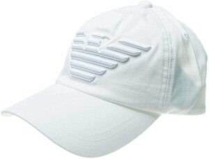 正規品 新品 EMPORIO ARMANI エンポリオ アルマーニ EA7 キャップ 帽子 メンズ ホワイト 白 お洒落 サイズ調整可能