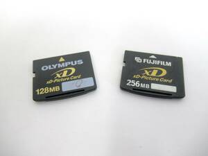 【FUJIFILM/OLYMPUS】卯①604//XDカード2枚/XD-PICTURE CARD/128MB/256MB