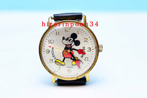 ディズニー　貴重　BRADLEY　最高級１７石　パイアイ　ミッキーマウス　手巻き腕時計　ブラッドレイ